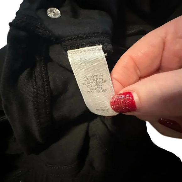 J. Jill Authentic Fit Slim Ankle Black Pants Plus-size 18 Stretch Slimming - Picture 5 of 8